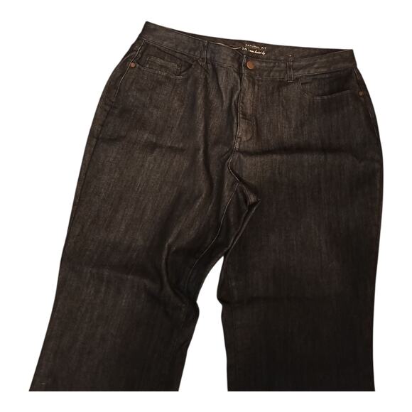 Coldwater Creek Women's Natural Fit Mini Bootcut Leg Jeans High Rise Size 16 - Picture 3 of 10